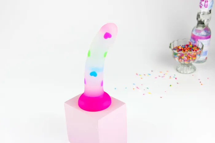 Cute Cruelty Dildos | Confetti Hearts Dildo