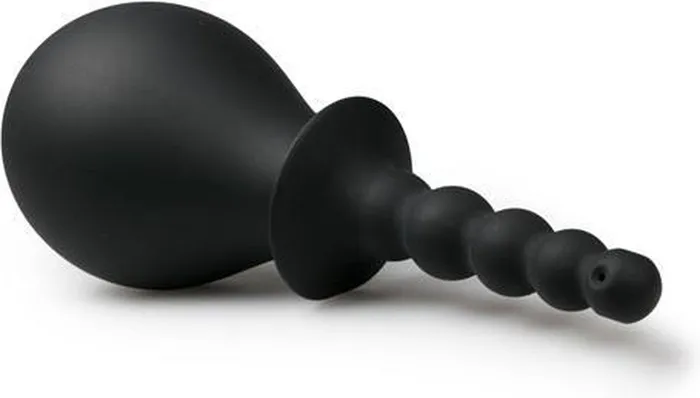 Deluxe Douche - Doccetta intima con palline anali in silicone - Nero | Lovetoy Anal