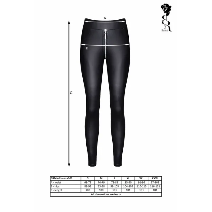 Demoniq Vibrators | Leggings Demoniq L Nero