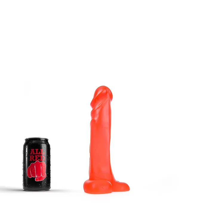 Dildos All Red Realistische Dildo 22 x 45 cm Rood All Black