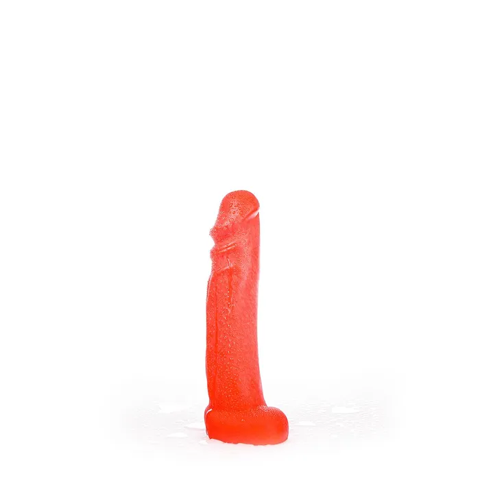 Dildos | All Red - Realistische Dildo - 22 x 4,5 cm - Rood - All Black