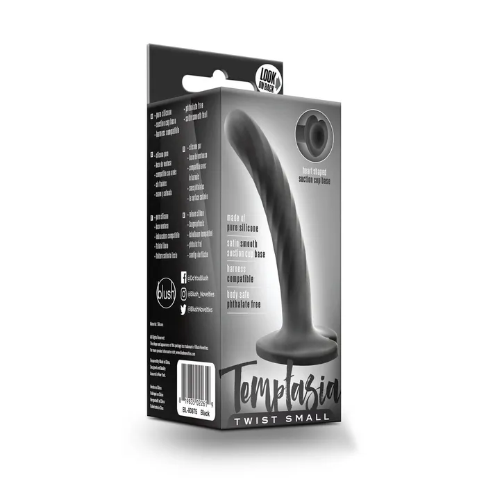 Dildos | Blush Dildo Blush Temptasia Twist Nero