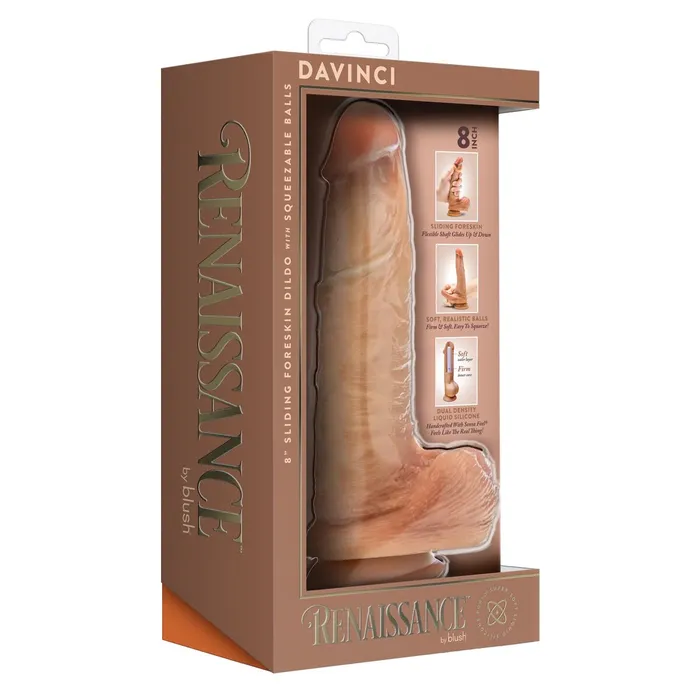 Dildos | Blush Dildo Realistico Blush Renaissance Davinci Silicone (14 cm)