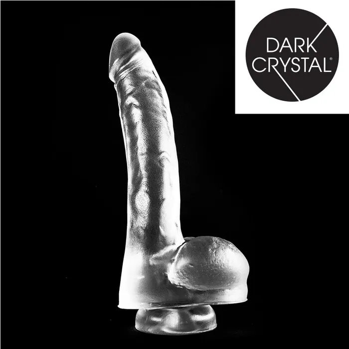 Dildos | Dark Crystal - Dildo Met Zuignap 27,5 x 4,5 cm - Transparant - Dark Crystal