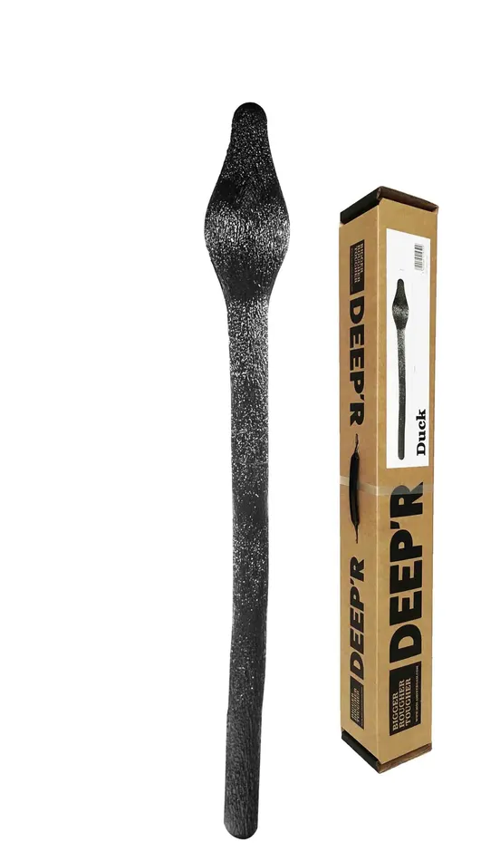 Dildos | DEEP'R - Duck - Anaal Dildo - Zwart - 70 cm x Ø 7.80 cm - Deep'r