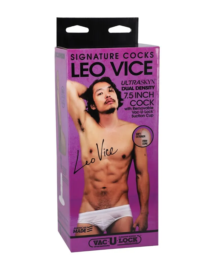 Dildos Doc Johnson Leo Vice 75 inch Signature Cock