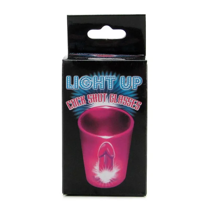 Dildos Hott Products Light Up Cock Shot Glasses Single