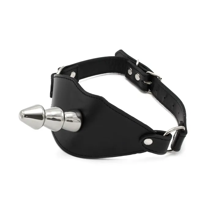 Dildos Kiotos Kiotos Leather Gag Met VacuLock Adapter