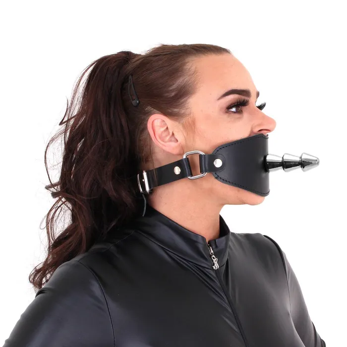 Dildos | Kiotos Kiotos Leather - Gag Met Vac-u-Lock Adapter