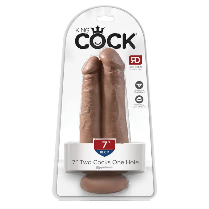 Dildos | Pipedream King Cock Two Cocks One Hole