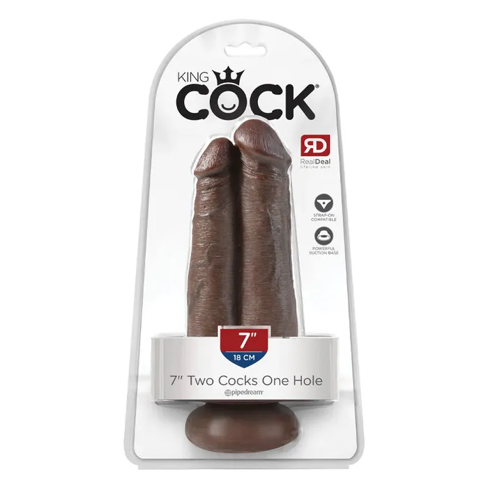 Dildos | Pipedream King Cock Two Cocks One Hole