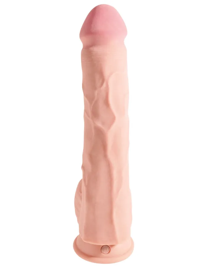 Dildos | Pipedream Pipedream - King Cock - Triple Density Dildo met Balzak - 30,5 cm