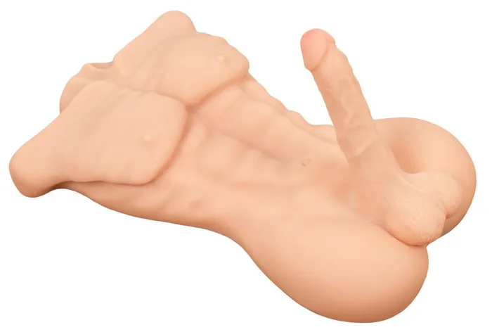 Dildos RealistiXXX Deluxe Torso Uomo Muscoloso Super Realistico con dildo 52 x 34 cm