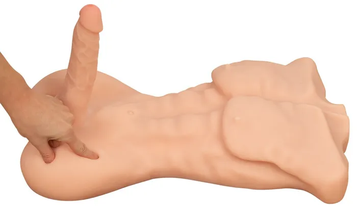 Dildos | RealistiXXX Deluxe Torso Uomo Muscoloso Super Realistico con dildo 52 x 34 cm