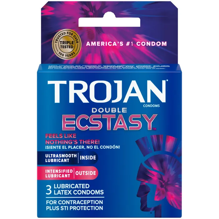 Dildos | Trojan Condoms Trojan Double Ecstasy Condoms