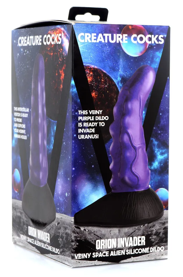 Dildos XR PLAY HARD Orion Invader Veiny Space Alien Silicone Dildo