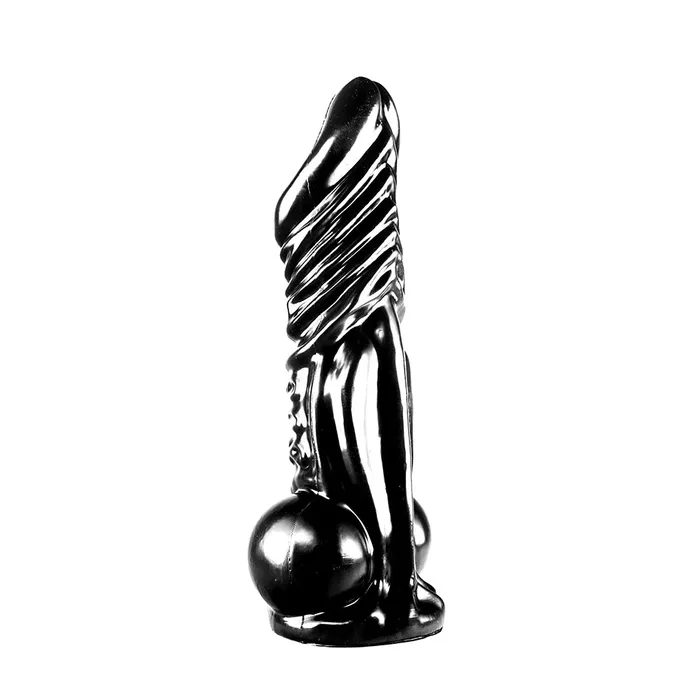 Dinoo Dildos | Dinoo - XXL Dildo Rinchenia - 30 x 7,6 cm - Zwart