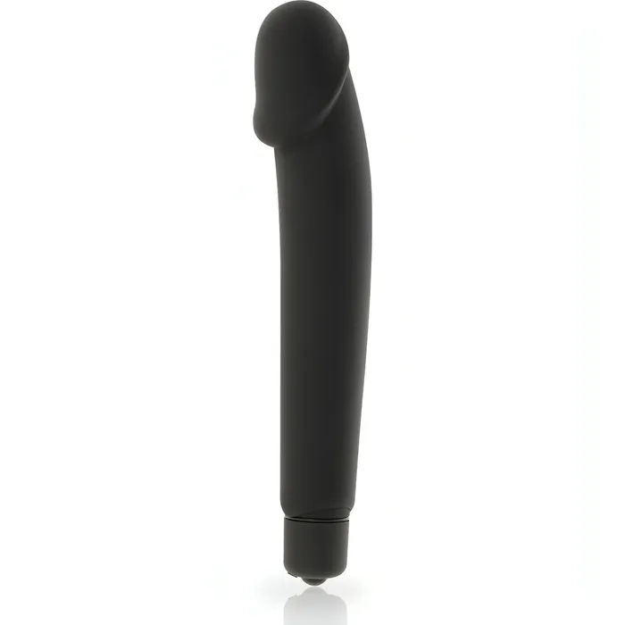 Dolce Vita Vibratore Design a forma fallica - Silicone, 7 modalità di vibrazione diverse, Nero | Female Sex Toys