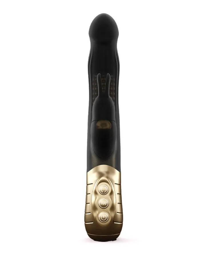 Dorcel Vibrators | Dorcel - Baby 2.0 - Tarzan Vibrator - Zwart/Goud