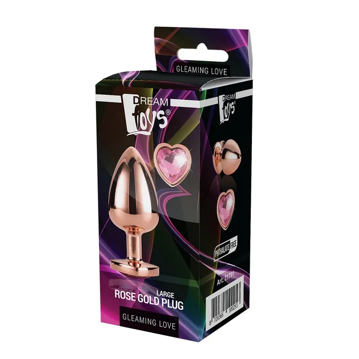 Dream Toys Anal | Plug Anale Dream Toys Gleaming Love Dorato