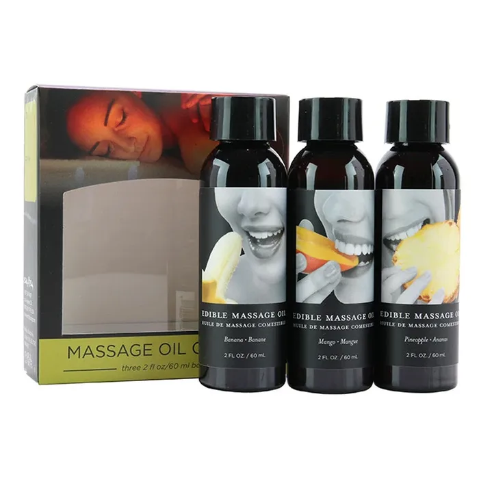 Earthly Body Couples Earthly Body Edible Massage Oil Gift Set