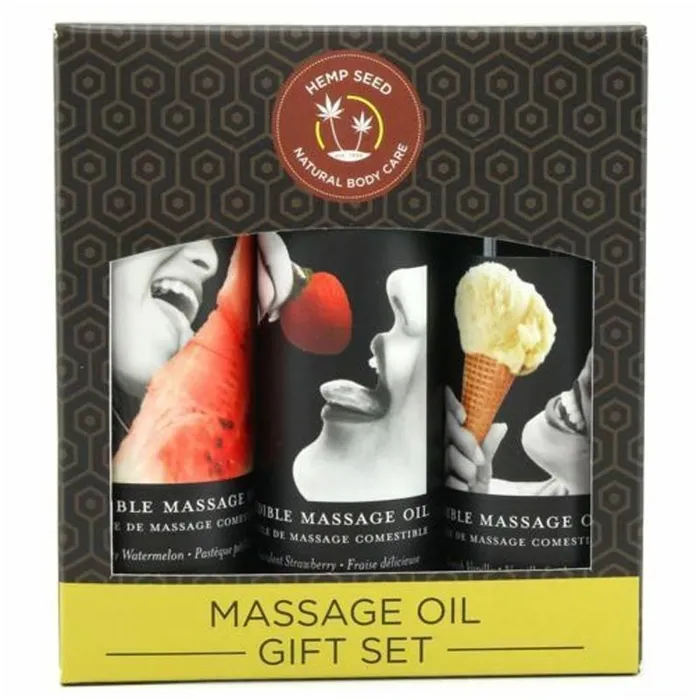 Earthly Body Couples | Earthly Body Edible Massage Oil Gift Set