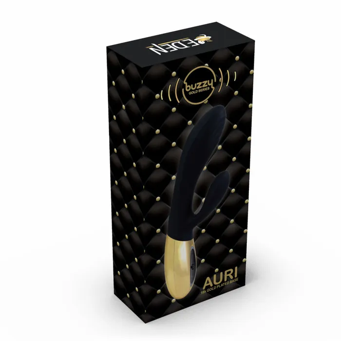 Eden Novelties Buzzy Gold Series Auri Rabbit Vibrator Female Sex Toys