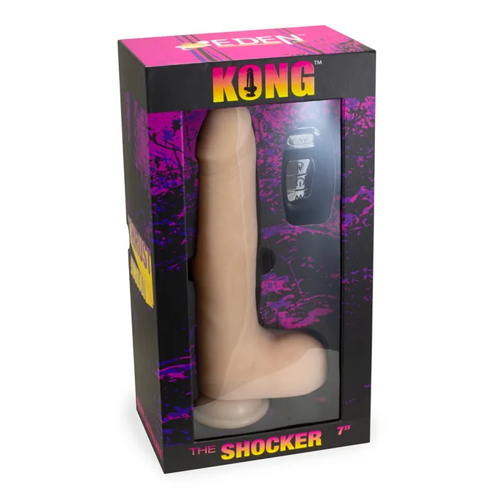 Eden Novelties Dildos Kong The Shocker Thrusting and Thumping RemoteControlled Dong