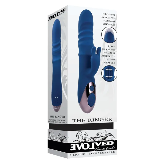 Evolved Vibratore per il Punto-G Evolved The Ringer Azzurro | Vibrators