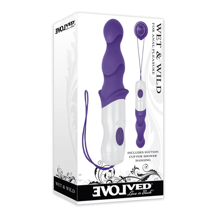 Evolved Vibrators | Vibratore Anale Cassini Nero Evolved Viola