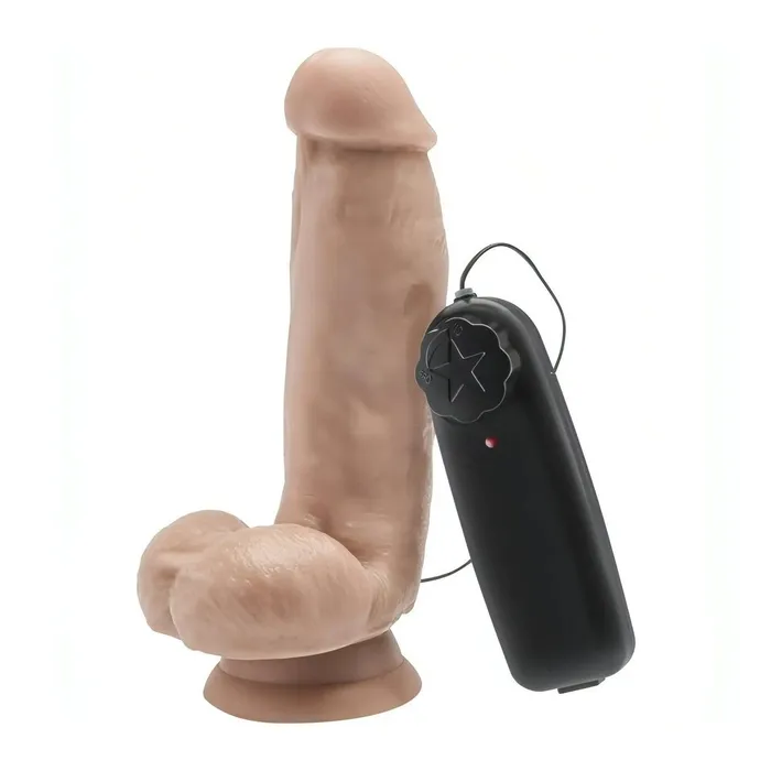 Fallo realistico vibrante con ventosa 15 cm Rosa Carne Multispeed Get Real Female Sex Toys