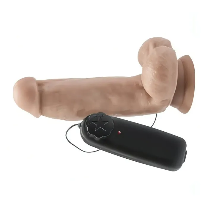 Fallo realistico vibrante con ventosa - 15 cm, Rosa Carne, Multispeed | Get Real Female Sex Toys