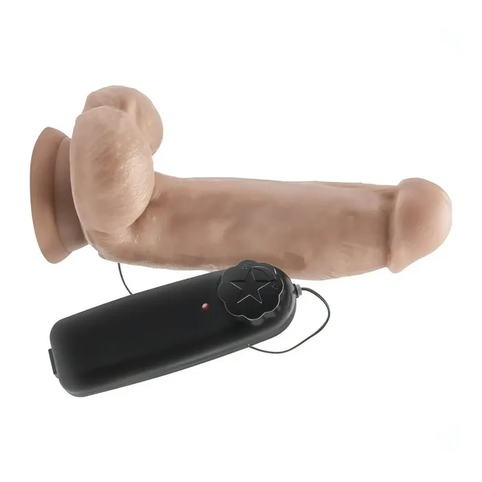 Fallo realistico vibrante con ventosa - 15 cm, Rosa Carne, Multispeed | Get Real Female Sex Toys