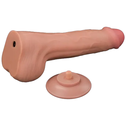 Fallo Super Realistico con Pelle Scorrevole - 11.5'' Rosa Carne | Lovetoy Female Sex Toys