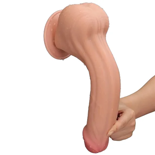 Fallo Super Realistico con Pelle Scorrevole - 11.5'' Rosa Carne | Lovetoy Female Sex Toys