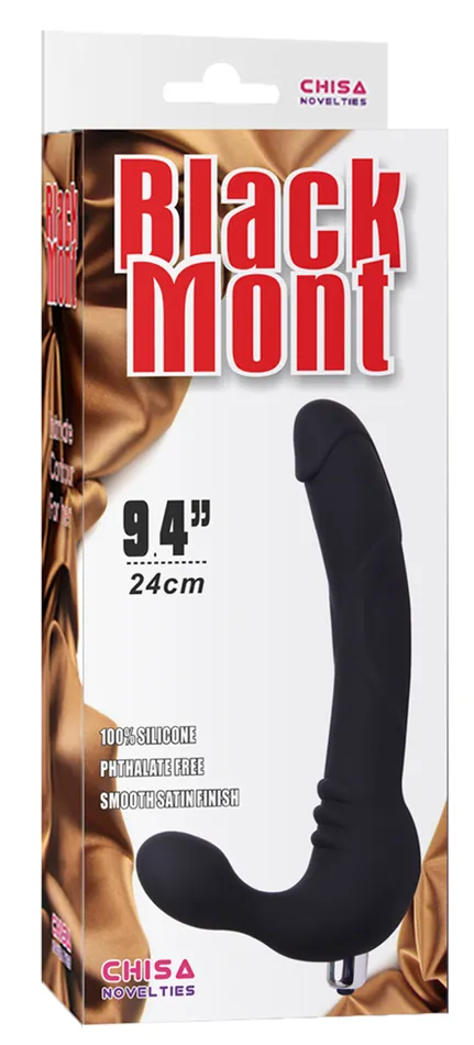 Female Sex Toys | Chisa Black Mont - Strap On Cavalier - Strap On Vibrator - Zwart