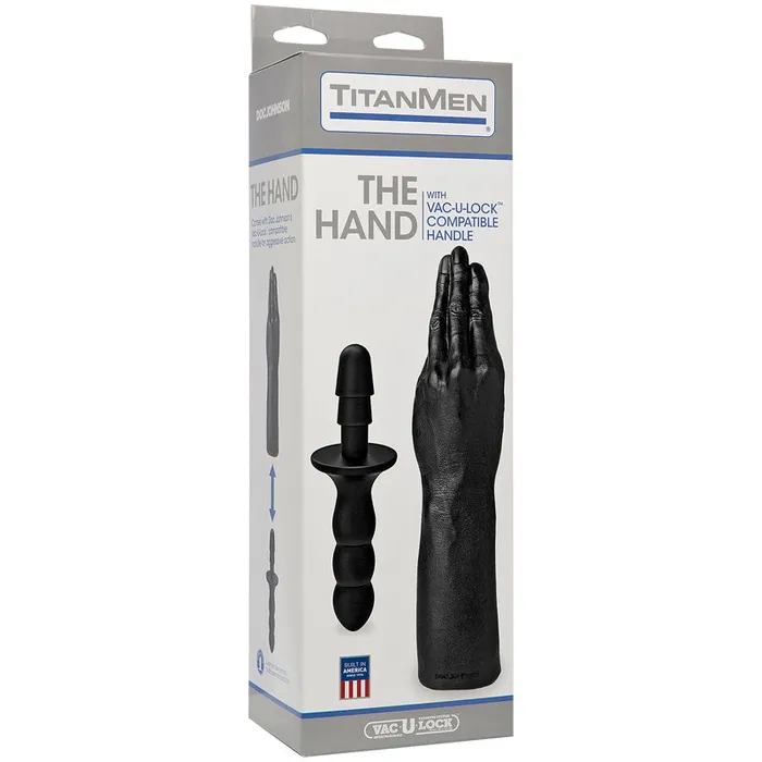 Female Sex Toys Doc Johnson TitanMen The Hand with VacULock Handle