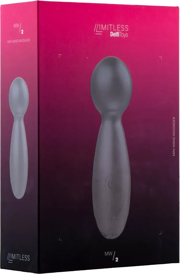 Female Sex Toys | Limitless - MW2 - Mini Wand Massager - Zwart - Delfi Toys