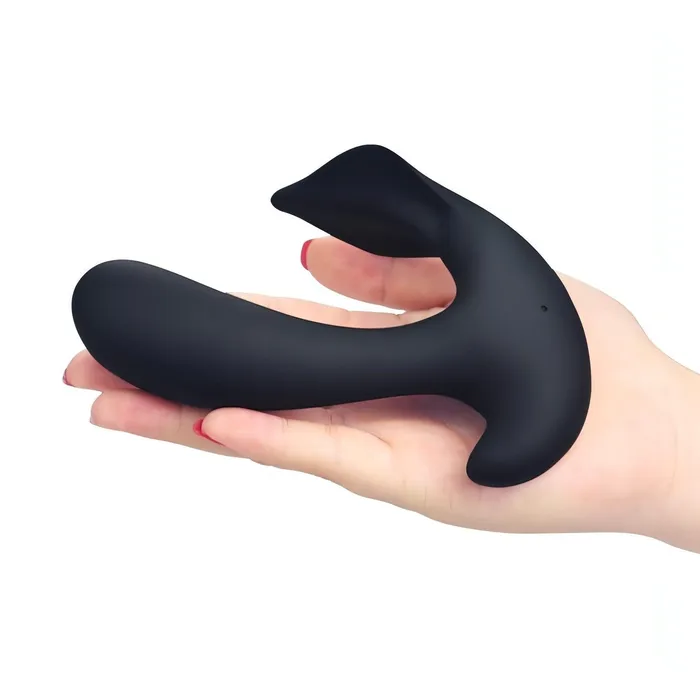 Female Sex Toys | Lovetoy Stimolatore Punto P in Silicone Medicale con 10 diversi programmi di vibrazione - Nero, Ricaricabile