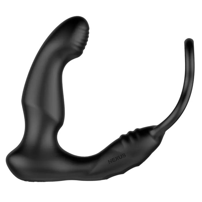 Female Sex Toys | Nexus Nexus - Simul8 Wave Edition - Prostaat Vibrator met Cockring - Zwart