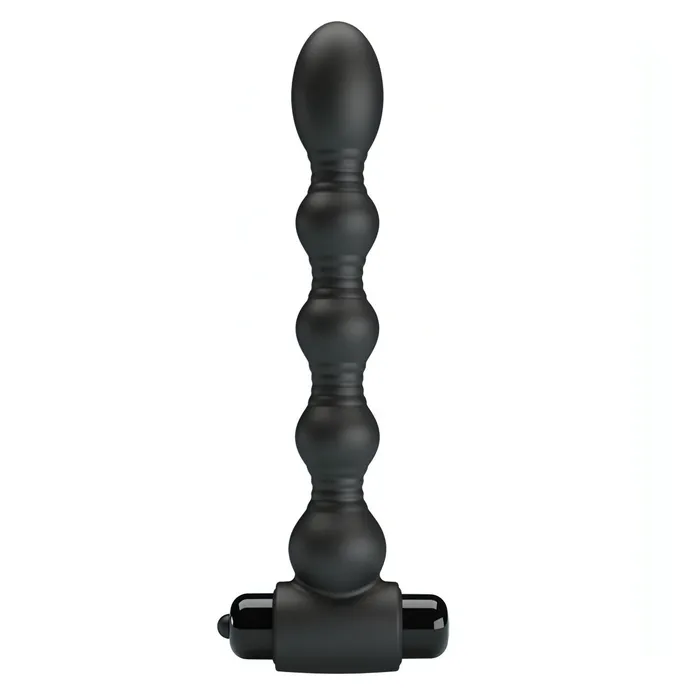 Female Sex Toys | Palline Anali Vibranti in Silicone Medicale - 10 modalità di vibrazione diverse, Nero - Pretty Love