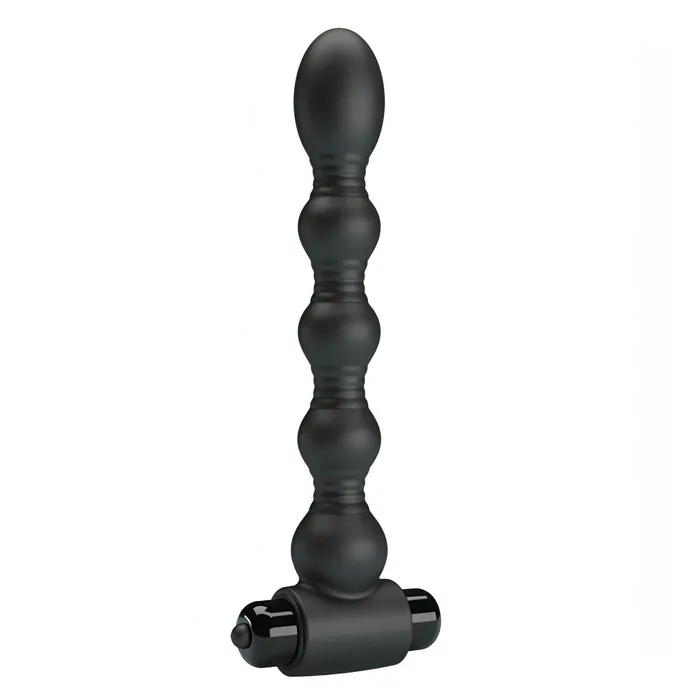 Female Sex Toys | Palline Anali Vibranti in Silicone Medicale - 10 modalità di vibrazione diverse, Nero - Pretty Love