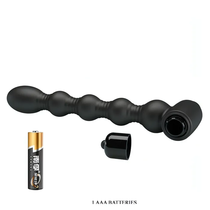 Female Sex Toys | Palline Anali Vibranti in Silicone Medicale - 10 modalità di vibrazione diverse, Nero - Pretty Love