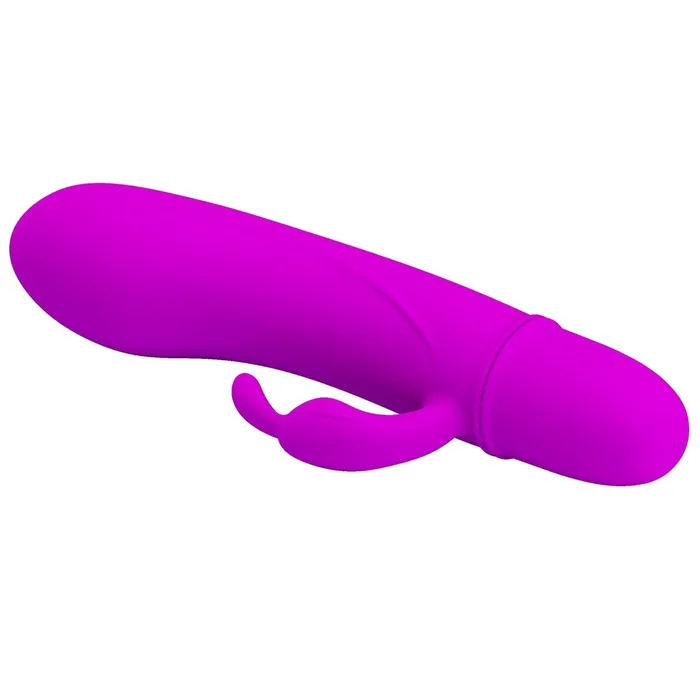 Female Sex Toys | Pretty Love Caesar Mini Vibratore Rabbit in Silicone con potente motore da 10 diversi programmi di vibrazione - Viola