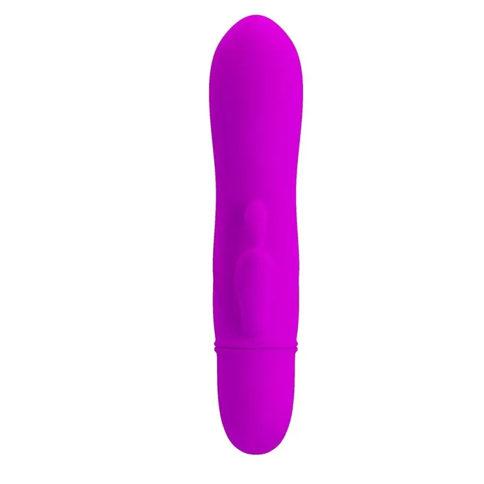 Female Sex Toys | Pretty Love Caesar Mini Vibratore Rabbit in Silicone con potente motore da 10 diversi programmi di vibrazione - Viola