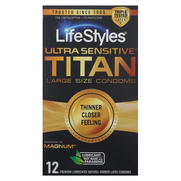 Female Sex Toys Trojan Condoms LifeStyles Ultra Sensitive Titan Condoms