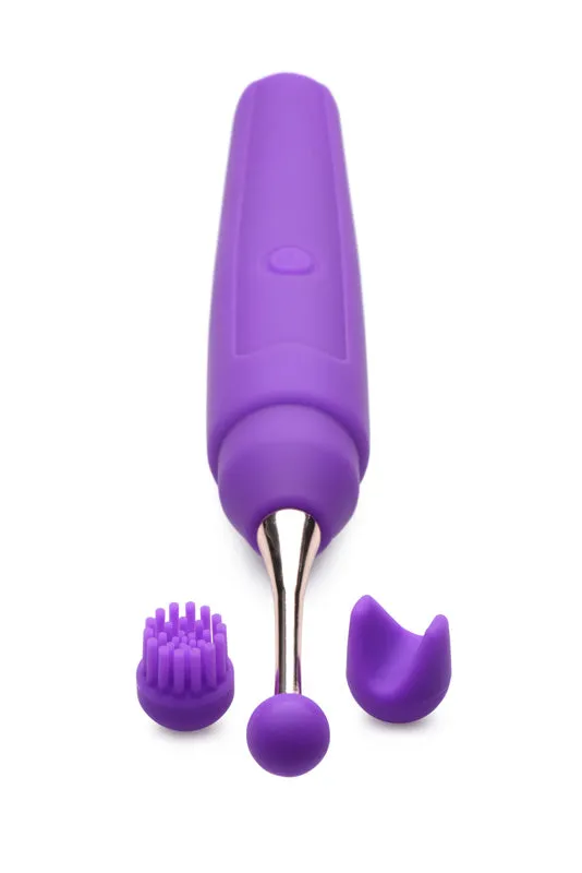 Female Sex Toys | XR Brand 10X En Pointe Silicone Pinpoint Teaser with Attachments