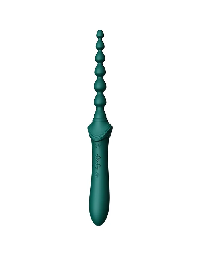 Female Sex Toys | Zalo Zalo - Bess 2 - Verwarmde Pinpoint Clitoris Vibrator- Met Extra opzetstukken - Smaragdgroen