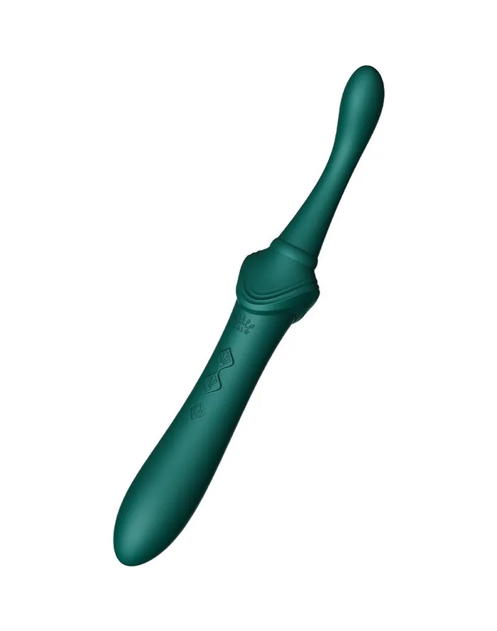 Female Sex Toys | Zalo Zalo - Bess 2 - Verwarmde Pinpoint Clitoris Vibrator- Met Extra opzetstukken - Smaragdgroen