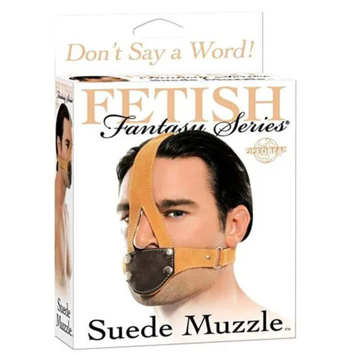 Fetish Fantasy Suede Muzzle Pipedream Female Sex Toys